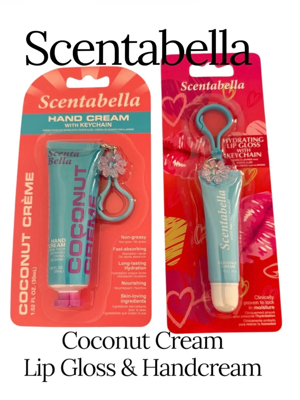 Scentabella Handcream & Lipbalm Keychain Duo